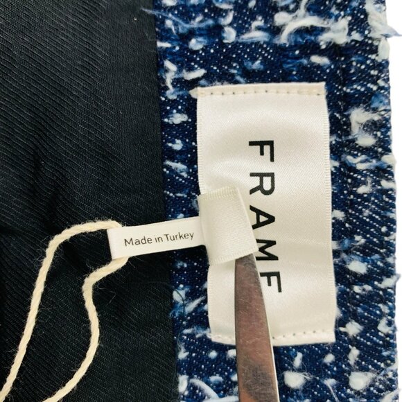 Frame Denim Boucle Mini Skirt Womens Size 4 NWT (MSRP $298) Academia Preppy - Picture 6 of 12